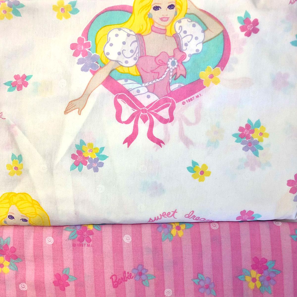 VINTAGE HOUSSE DE couette Barbie Ballerine 1996 Mattel EUR 30,00 - FR